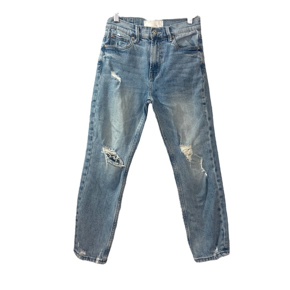 Mother The Dazzler Shift Not Rough Enough 26  Insider Crop Step Fray Distressed - Picture 1 of 15